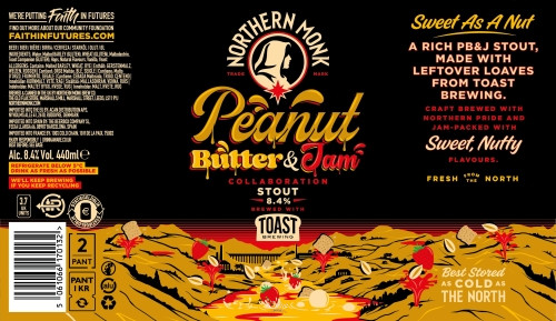 Northern Monk Peanut Butter & Jam Stout    (0,44) (8,4%)