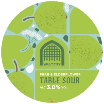   Vault City  Brewing  Pear & Elderflower Table Sour   (0,33) (3 %)