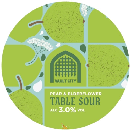 Vault City  Brewing  Pear & Elderflower Table Sour   (0,33) (3 %)