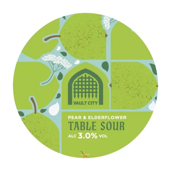 Vault City Brewing Pear & Elderflower Table Sour (0,33) (3 %) Vault City Brewing Pear & Elderflower Table Sour (0,33) (3 %)