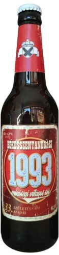 Szent András 1993 - Retro cimke  (bajor stílusú lager) (0,5L) (4,9%)