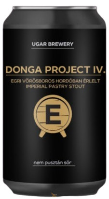 Ugar Donga Project IV. – Barrel Aged Imperial Pastry Stout  (0,33L)  (15,5 %)
