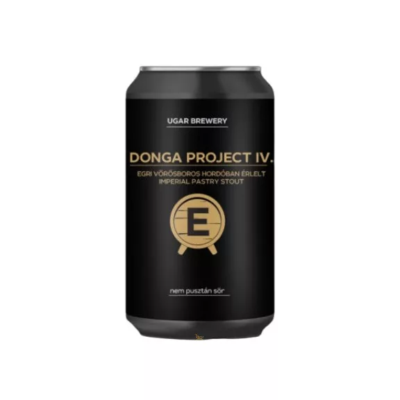 Ugar Donga Project IV. – Barrel Aged Imperial Pastry Stout (0,33L) (15,5 %) Ugar Donga Project IV. – Barrel Aged Imperial Pastry Stout (0,33L) (15,5 %)