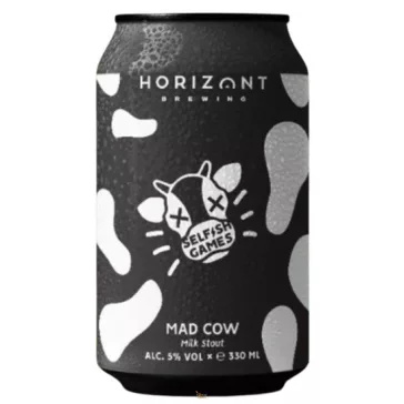 Horizont Selfish Games - Mad Cow Milk  Stout   (0,33L) (5 %)