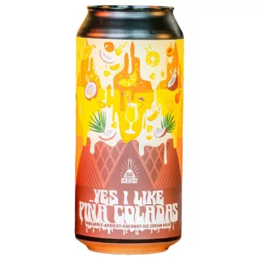   Mad Scientist Yes I Like Piña Coladas Pastry Sour  (0,44) (5,5 %)