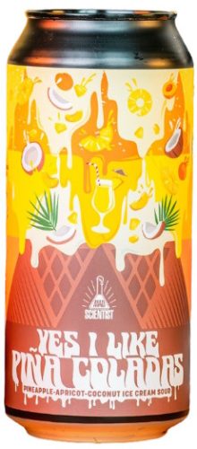 Mad Scientist Yes I Like Piña Coladas Pastry Sour  (0,44) (5,5 %)
