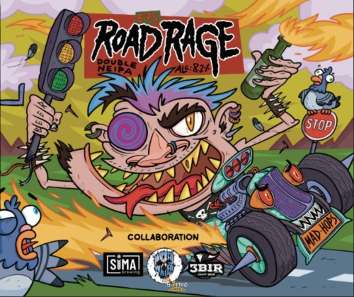 Sima Brewing  - 3BIR   E-75 Road Rage  Double  Neipa (0,5L) (8,2 %)