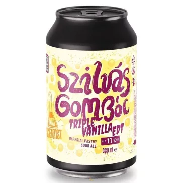   M10 SCIENTIST  Pastry  - Mad Scientist Szilvás Gombóc Triple Vanilla EDT  (0,33L) (11%)