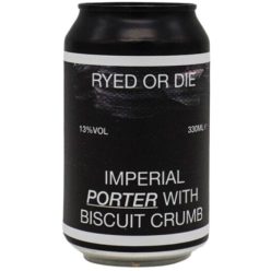   Fraktaal x HopTails x Reketye Ryed or Die Imperial porter  (0,33L) (13 %)