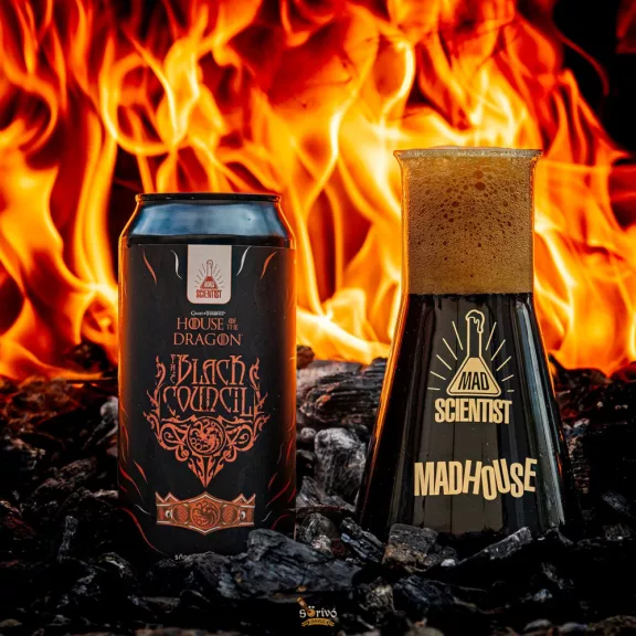 Mad Scientist  House of the Dragon - The Black Council Stout (0,44L) (7%)