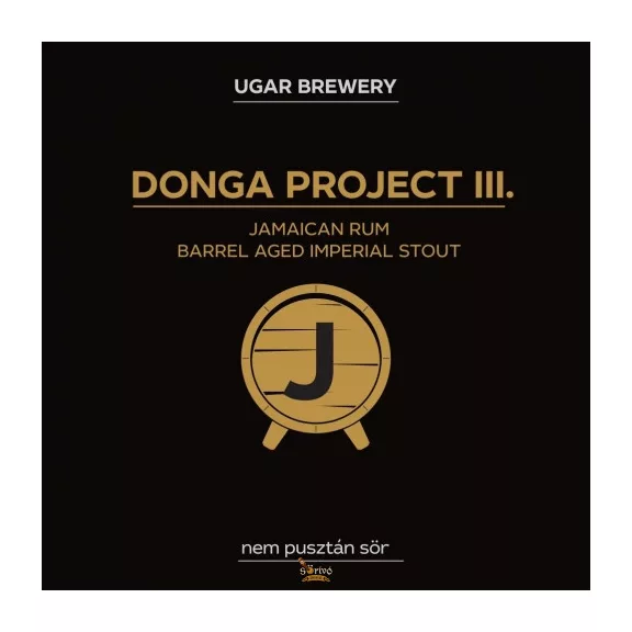 Ugar Donga Project III - Jamaican Rum Barrel Aged Imperial Stout (0,33L) (12,5 %) Ugar Donga Project III - Jamaican Rum Barrel Aged Imperial Stout (0,33L) (12,5 %)