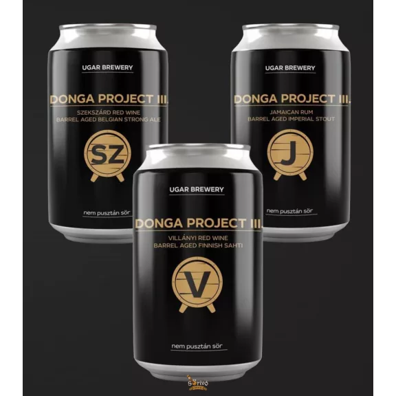 Ugar Donga Project III - Jamaican Rum Barrel Aged Imperial Stout (0,33L) (12,5 %) Ugar Donga Project III - Jamaican Rum Barrel Aged Imperial Stout (0,33L) (12,5 %)