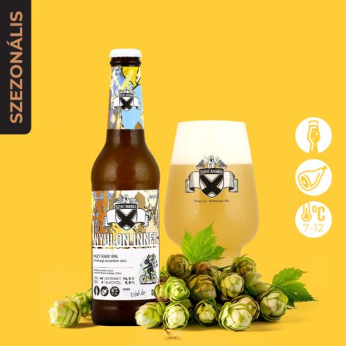 Szent András Nyúlon Innen 24' (HAZY RAW IPA)  (0,33L) (5,6%)