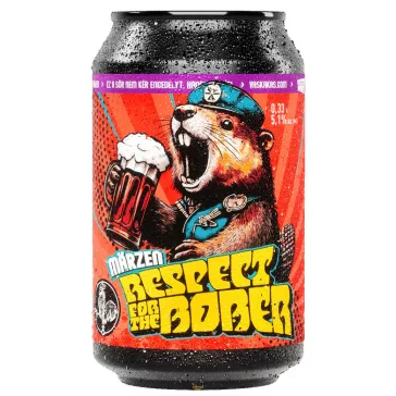   Vaskakas Sörfőzde Respect for the Bober Märzen   (0,33L) (5,1 %)