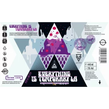   Mad Scientist /w AZVEX Brewing - Everything Is Temporary La -Smoothie Sour  (0,44) (5 %)