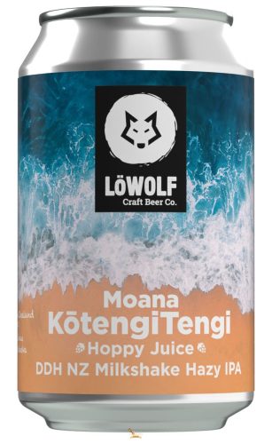 LöWOLF - Hoppy Juice  MOANA KötengiTengi  - Hazy IPA  (0,33L) (5.4 %)