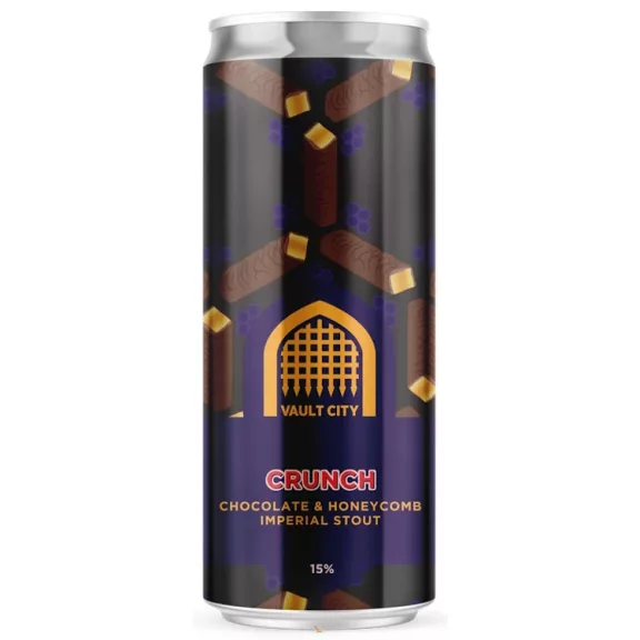 Vault City Crunch, Chocolate & Honeycomb Imperial Stout (0,33) (15%) Vault City Crunch, Chocolate & Honeycomb Imperial Stout (0,33) (15%)