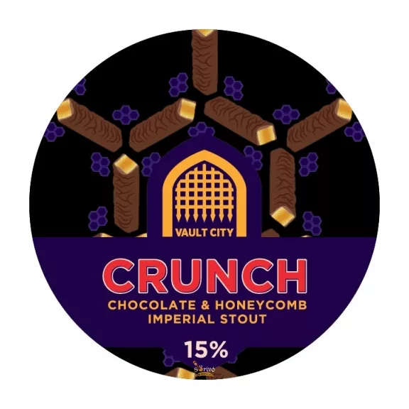 Vault City Crunch, Chocolate & Honeycomb Imperial Stout (0,33) (15%) Vault City Crunch, Chocolate & Honeycomb Imperial Stout (0,33) (15%)