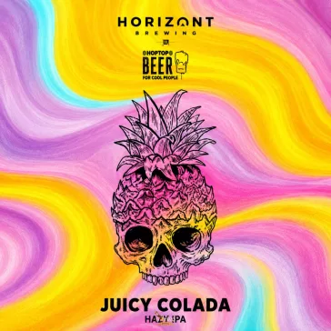   Horizont x Happpy Beer Factory  - Juicy Colada  -  Hazy IPA (0,44L) (6,5 %)