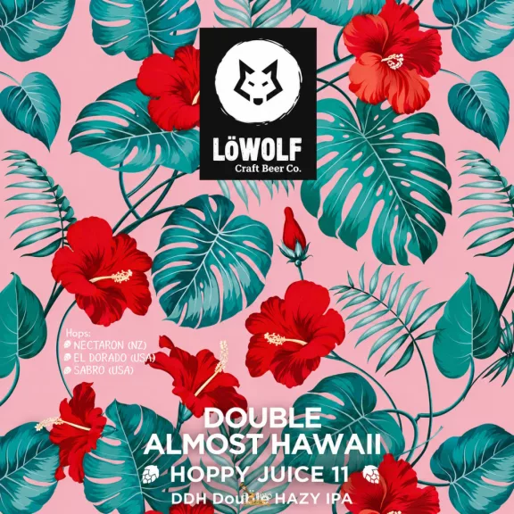 LöWOLF HOPPY JUICE - Double Almost Hawaii (0,44L) (8,8 %) LöWOLF HOPPY JUICE - Double Almost Hawaii (0,44L) (8,8 %)