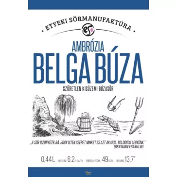 Etyeki  Ambrózia Belga Búza  (0,44L) (6,2%)