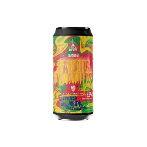 Mad Scientist  QUANTUM FLAVOUR DYNAMICS Fruited Neipa With Guava and Pineapple (0,44L) ( 8,3%%)