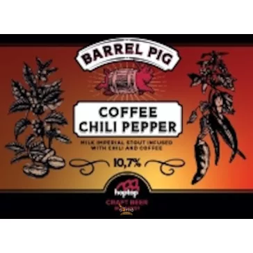   Hoptop -  Barrel Pig Series -  Coffee Chili Pepper  - Imperial Milk Stout   /hordóérlelt/ (0,33L) (10,7 %)