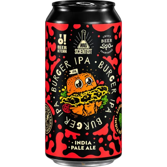 Mad Scientist - BURGER IPA (0,44L) (5%) Mad Scientist - BURGER IPA (0,44L) (5%)