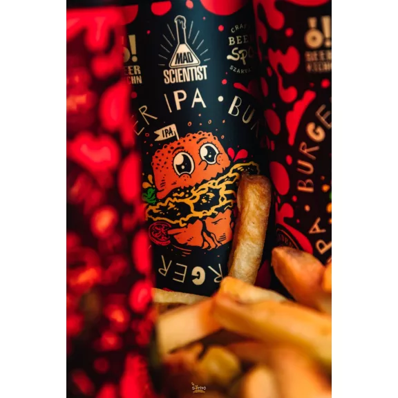 Mad Scientist - BURGER IPA (0,44L) (5%) Mad Scientist - BURGER IPA (0,44L) (5%)