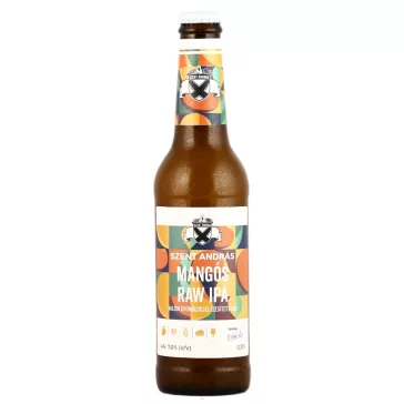 Szent András MANGÓS RAW IPA  (0,33L) (7%)