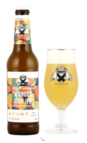 Szent András MANGÓS RAW IPA  (0,33L) (7%)