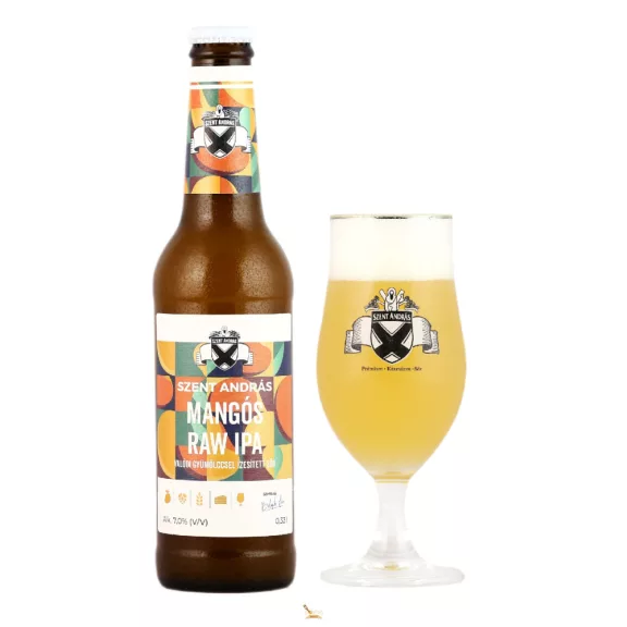 Szent András MANGÓS RAW IPA (0,33L) (7%) Szent András MANGÓS RAW IPA (0,33L) (7%)