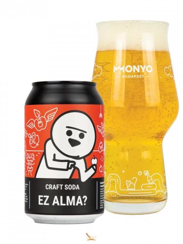 MONYO X JustVidman - Ez Alma?  - szénsavas üdítőital  (0,33L) (0%)