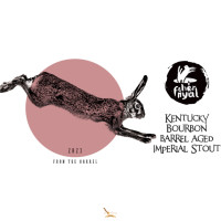 Fehér Nyúl Kentucky Bourbon Barrel Aged  Imperial Stout  /hordóérlelt/  (0,33L) (12,5%)