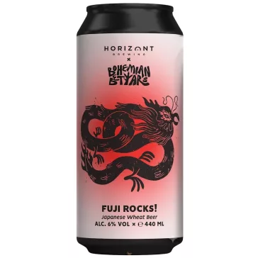   Horizont x Bohemian Betyars - Fuji Rocks - Japanese Wheat Beer    (0,44L) ( 6 %)