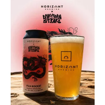   Horizont x Bohemian Betyars - Fuji Rocks - Japanese Wheat Beer    (0,44L) ( 6 %)