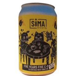   Sima Brewing  - 5 Years - 5 C-s Earl Grey Edition   (0,33L) (6,5 %)
