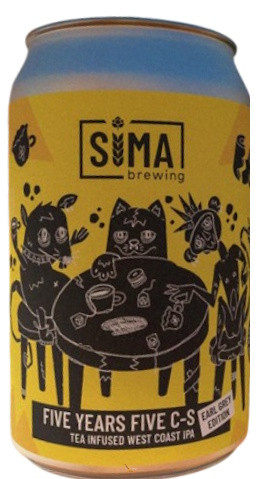 Sima Brewing  - 5 Years - 5 C-s Earl Grey Edition   (0,33L) (6,5 %)