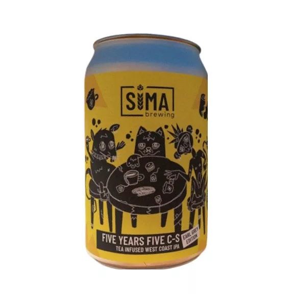 Sima Brewing - 5 Years - 5 C-s Earl Grey Edition (0,33L) (6,5 %) Sima Brewing - 5 Years - 5 C-s Earl Grey Edition (0,33L) (6,5 %)