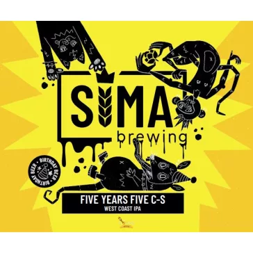   Sima Brewing  - 5 Years - 5 C-s Earl Grey Edition   (0,33L) (6,5 %)