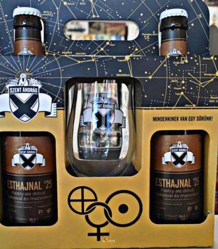 Szent András Esthajnal '25 díszdoboz pohárral