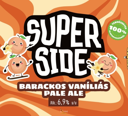 SUPERSIDE -. Barackos Vaníliás Pale Ale  (0,33L) (6,9 %)
