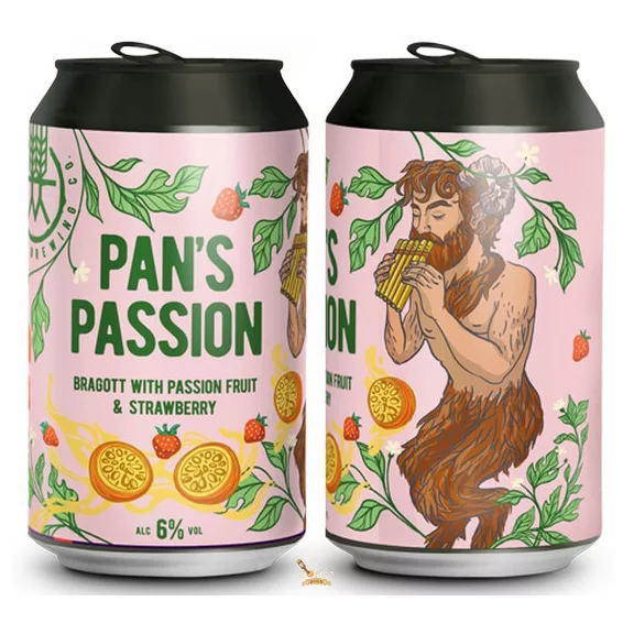 Reketye Brewing - Pan's Passion - Strawberry Ale  bragott (0,33L) (6 %)