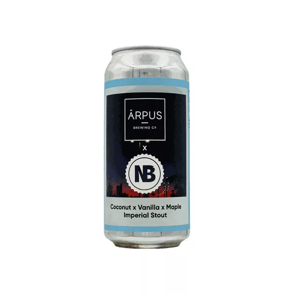 Ārpus Brewing Co. collab Nerdbrewing Coconut Vanilla Maple Imperial Stout (0,44) (12 %) Ārpus Brewing Co. collab Nerdbrewing Coconut Vanilla Maple Imperial Stout (0,44) (12 %)