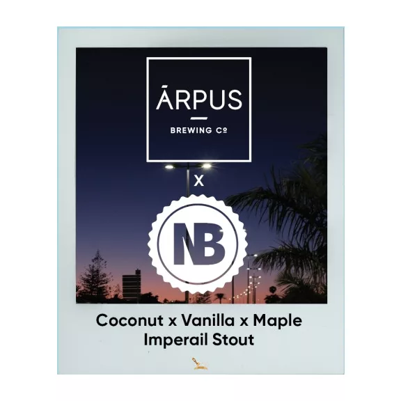 Ārpus Brewing Co. collab Nerdbrewing Coconut Vanilla Maple Imperial Stout (0,44) (12 %) Ārpus Brewing Co. collab Nerdbrewing Coconut Vanilla Maple Imperial Stout (0,44) (12 %)