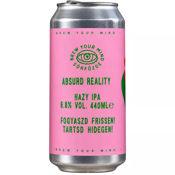 Brew Your Mind - Absurd Reality - IPA (0,44) (6,8 %) Brew Your Mind - Absurd Reality - IPA (0,44) (6,8 %)