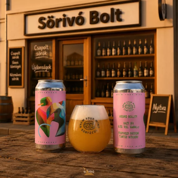 Brew Your Mind - Absurd Reality - IPA (0,44) (6,8 %) Brew Your Mind - Absurd Reality - IPA (0,44) (6,8 %)