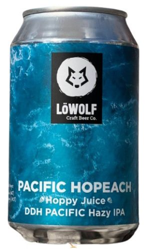 LöWOLF -  Hoppy Juice  Pacific Hopeach  (0,33L) (5.6 %)