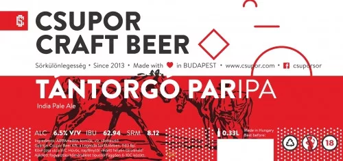 CSUPOR CRAFT BEER  - Tántorgó ParIPA  Red IPA (0,33L) (6,5 %)
