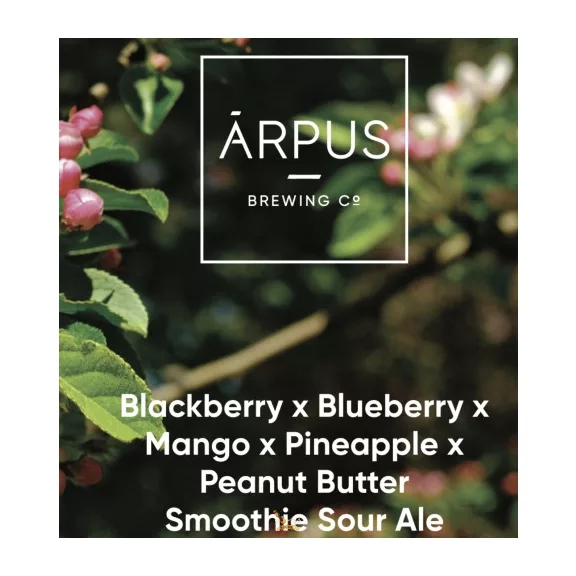Ārpus Brewing Co. - Blackberry x Blueberry x Mango x Pineapple x Peanut Butter - Smoothie Sour Ale (0,44) (4,5 %) Ārpus Brewing Co. - Blackberry x Blueberry x Mango x Pineapple x Peanut Butter - Smoothie Sour Ale (0,44) (4,5 %)